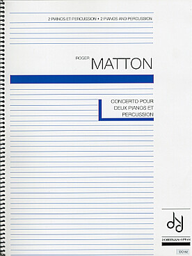 Illustration matton concerto pour 2 pianos et percuss