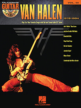Illustration de GUITAR PLAY ALONG - Vol. 50 : Van Halen 1978-1984