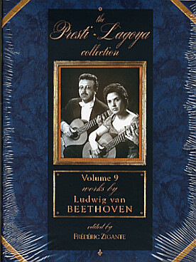 Illustration de PRESTI-LAGOYA COLLECTION, transcriptions du célèbre duo, éditées par F. Zigante - Vol. 9 : Beethoven  