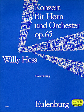 Illustration de Concerto op. 65 pour cor et orchestre, réd. piano   