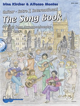 Illustration de Guitar intro international - Vol. 1 : The Songbook, easy song accompaniments for older children