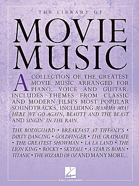 Illustration de LIBRARY OF MOVIE MUSIC (P/V/G)