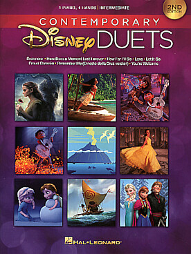 Illustration de CONTEMPORARY DISNEY DUETS : 8 Airs des films de Disney