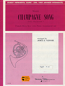 Illustration mozart champagne song