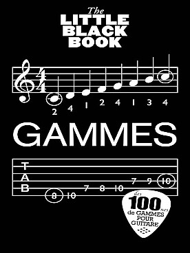Illustration de The LITTLE BLACK SONGBOOK (paroles et accords) - Gammes (en français)