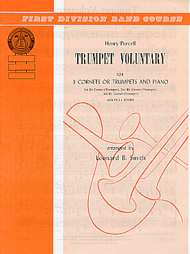Illustration de Trumpet voluntary pour 3 trompettes et piano