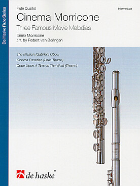 Illustration de Cinéma Morricone pour quatuor de flûtes (flûte alto ad lib. pour la 4e partie)