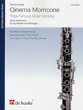 Illustration de Cinéma Morricone pour quatuor de clarinettes