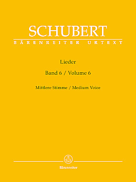 Illustration de Lieder - Vol. 6 (voix moyenne)