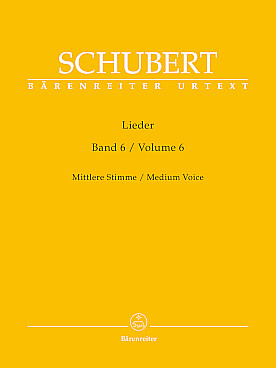 Illustration de Lieder - Vol. 6 (voix moyenne)