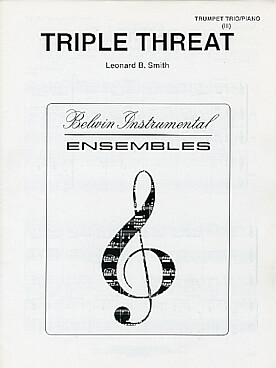 Illustration de Triple threat pour 3 trompettes et piano