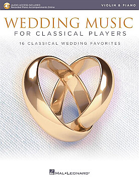 Illustration de WEDDING MUSIC for classical players - Violon
