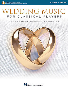 Illustration de WEDDING MUSIC for classical players - Violoncelle
