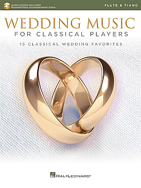 Illustration wedding music classical players flute