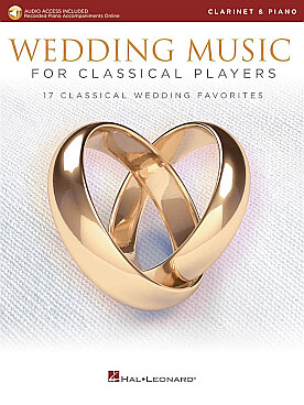Illustration wedding music classical players clar.