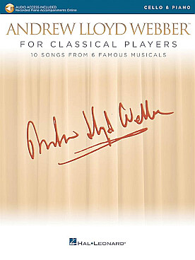 Illustration de ANDREW LLOYD WEBBER for classical players - Violoncelle