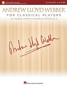 Illustration de ANDREW LLOYD WEBBER for classical players - Clarinette