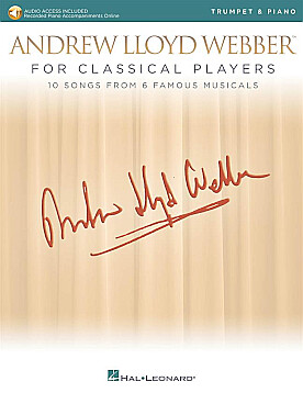 Illustration de ANDREW LLOYD WEBBER for classical players - Trompette