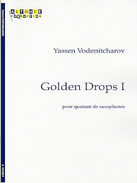 Illustration de Golden Drops I pour quatuor de saxophones
