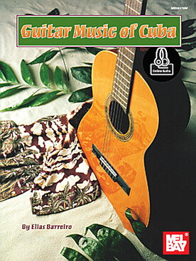 Illustration guitar music of cuba