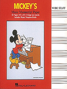 Illustration bloc flles detachables mickey