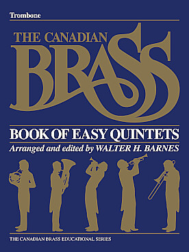 Illustration de CANADIAN BRASS BOOK OF EASY QUINTETS niveau facile - Trombone