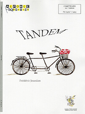 Illustration de Tandem pour 2 batteurs sur une batterie