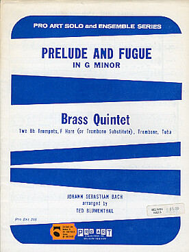 Illustration de Prélude et fugue en sol m