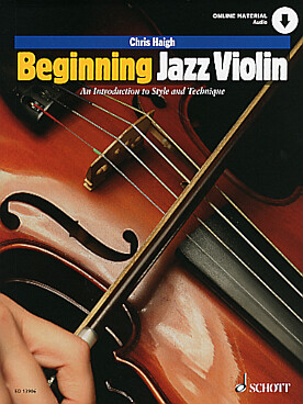 Illustration de Beginning jazz violin : an introduction to style and technique (en anglais)