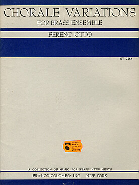 Illustration de Chorale variations pour ensemble de cuivres