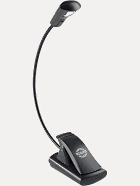 Mms-2 Métal Support réglable pour partition de musique portable avec lampe à Pupitre Sac de transport Noir single 