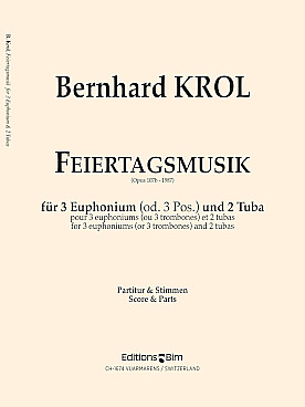 Illustration de Feiertagsmusik pour 3 euphoniums et 2 tubas