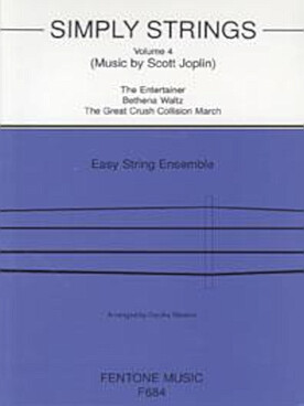 Illustration de SIMPLY STRINGS (tr. Weston) - Vol. 4 : Music by Scott Joplin