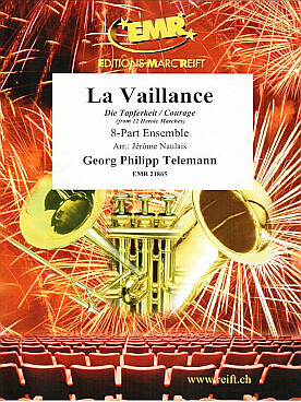 Illustration de La Vaillance pour ensemble variable à 8 parties (piano et percussion en option)