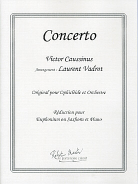 Illustration de Concerto, original pour ophicléide et orchestre, réd. pour euphonium ou saxhorn et piano