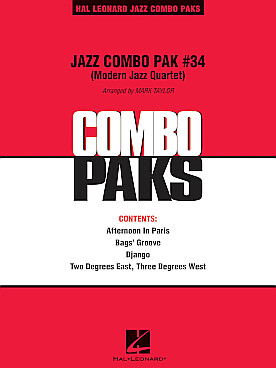 Illustration de JAZZ COMBO PAK - N° 34 : Modern Jazz Quartet
