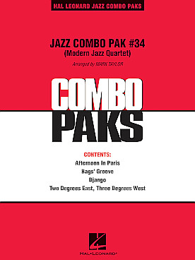 Illustration de JAZZ COMBO PAK - N° 34 : Modern Jazz Quartet