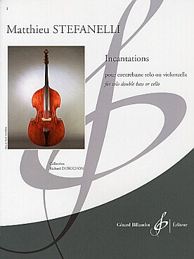 Illustration de Incantations pour contrebasse ou violoncelle solo