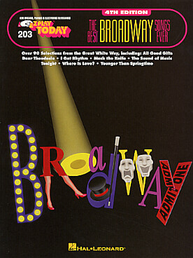 Illustration de THE BEST BROADWAY SONGS EVER - 4e édition