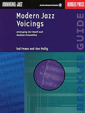 Illustration de MODERN JAZZ VOICINGS arranging for small and medium ensembles