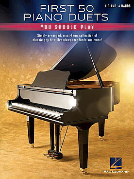 Illustration de FIRST 50 PIANO DUETS you should play