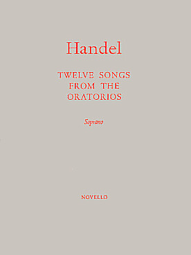Illustration de Twelve Songs from The Oratorios - soprano