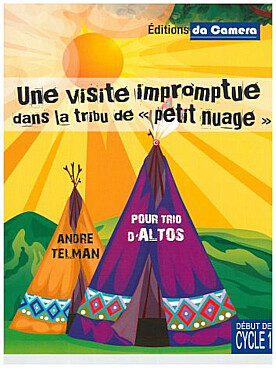 Illustration de Une Visite impromptue dans la tribu de "Petit Nuage" (début cycle 1)