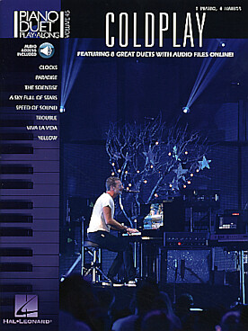 Illustration de PIANO DUET PLAY-ALONG : arrangements pour piano 4 mains - Vol. 45 : Coldplay