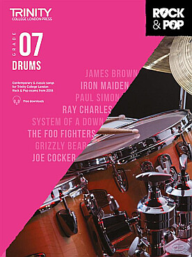 Illustration de TRINITY ROCK & POP DRUMS 2018  - Grade 7