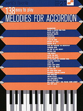 Illustration de 138 EASY TO PLAY MELODIES for accordion