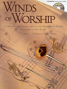 Illustration de Winds of worship : 12 hymn arrangements for one or more wind players