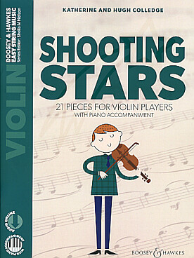 Illustration de Shooting stars (4e livre) : 21 pièces avec accompagnement piano en téléchargement