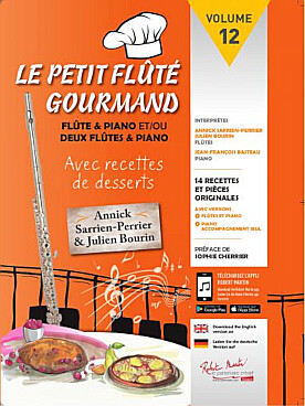 Illustration de Le PETIT FLÛTÉ : pièces d'auteurs divers - Tome 12 : Le Petit Flûté gourmand (14 recettes et pièces originales)