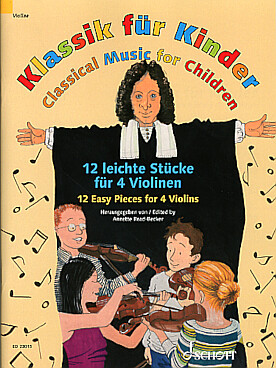 Illustration de KLASSIK FUR KINDER : 12 Pièces faciles